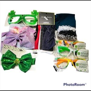 NWT NOVELTY PACKET 14 PIECES FOR HAIR & MISC FUN!